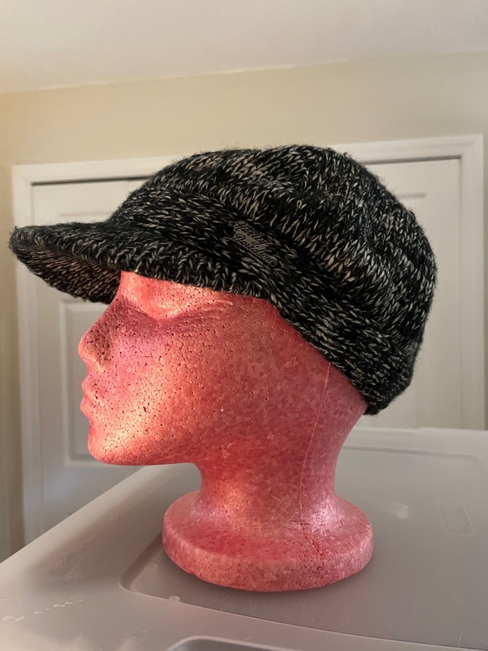Harley-Davidson Black Knit Visor Cap